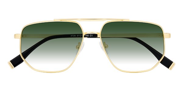 Front of Kailani in Gold/Matte Gold