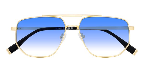 Front of Kailani in Gold/Matte Gold