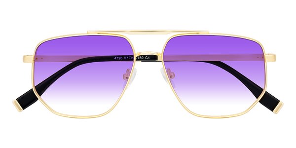 Front of Kailani in Gold/Matte Gold