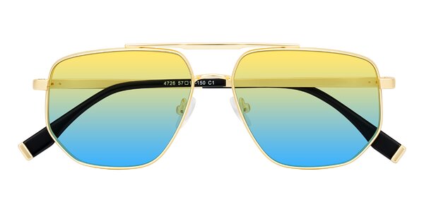 Front of Kailani in Gold/Matte Gold