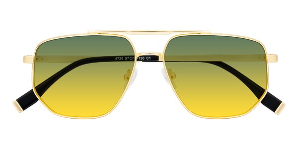 Front of Kailani in Gold/Matte Gold