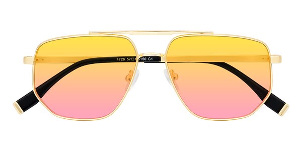 Front of Kailani in Gold/Matte Gold