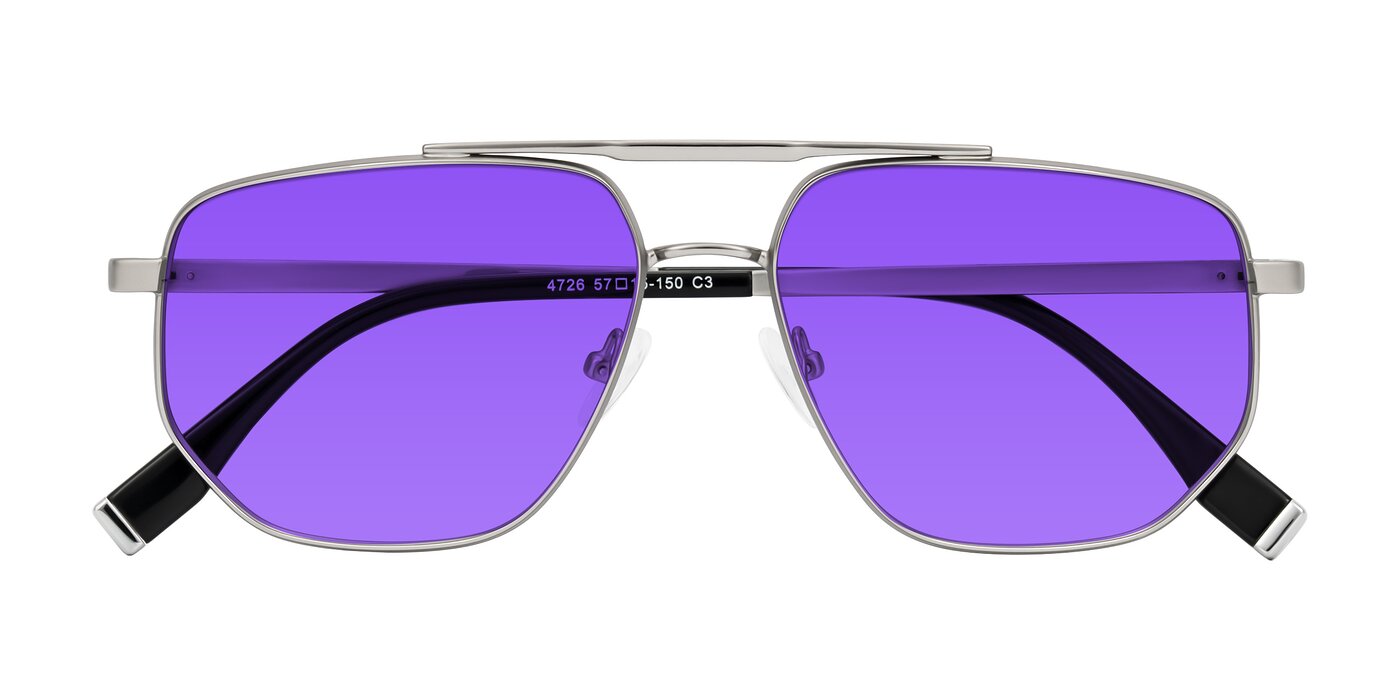 Kailani - Silver/Matte Silver Tinted Sunglasses