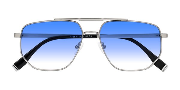 Front of Kailani in Silver/Matte Silver