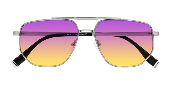 Front of Kailani in Silver/Matte Silver