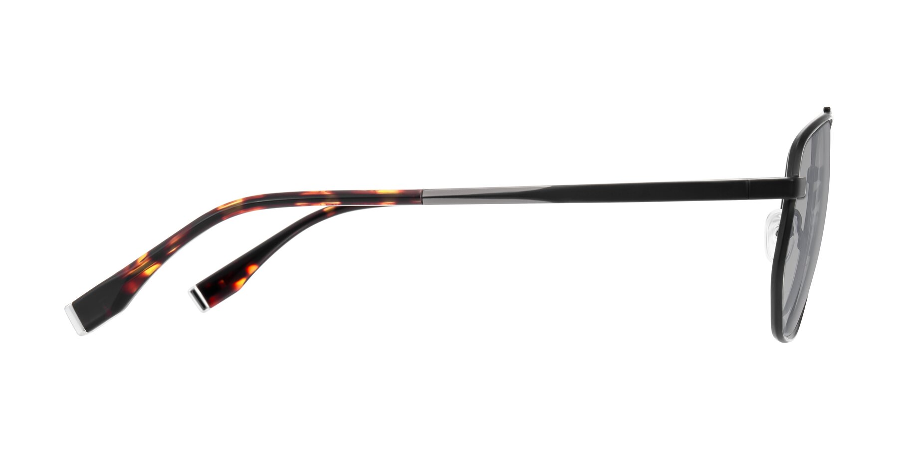 Side of Kailani in Gunmetal/Matte Dark Green with Light Gray Tinted Lenses