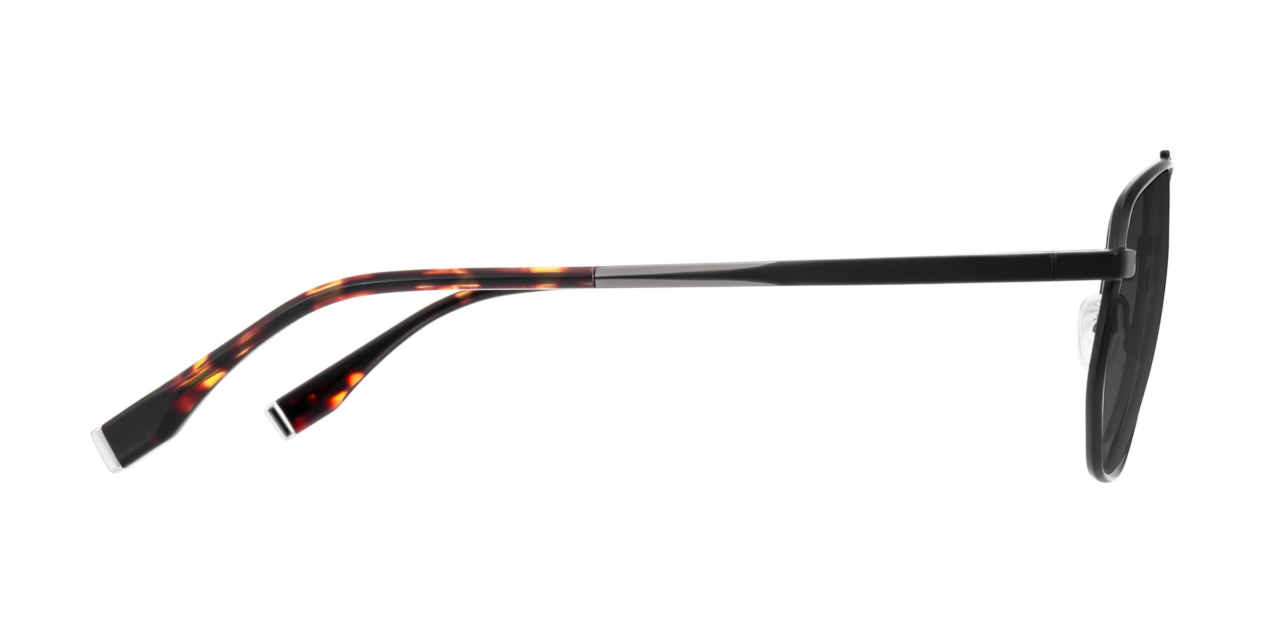 Side of Kailani in Gunmetal/Matte Dark Green with Gray Tinted Lenses