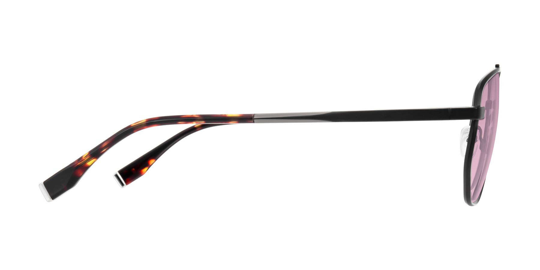 Side of Kailani in Gunmetal/Matte Dark Green with Light Wine Tinted Lenses