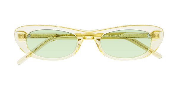 Front of Enzio in Lime Crystal