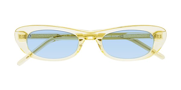 Front of Enzio in Lime Crystal