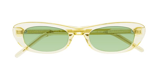 Front of Enzio in Lime Crystal