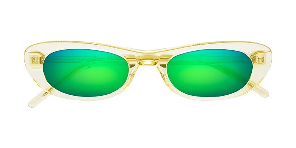 Front of Enzio in Lime Crystal