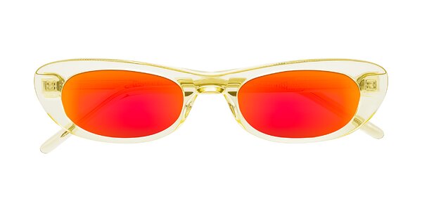 Front of Enzio in Lime Crystal