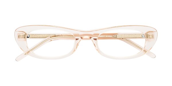 Front of Enzio in Rose Crystal
