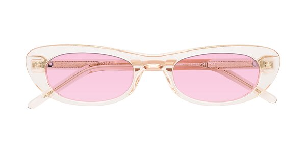 Front of Enzio in Rose Crystal