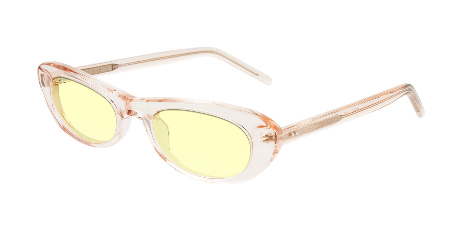 Angle of Enzio in Rose Crystal with Light Yellow Tinted Lenses