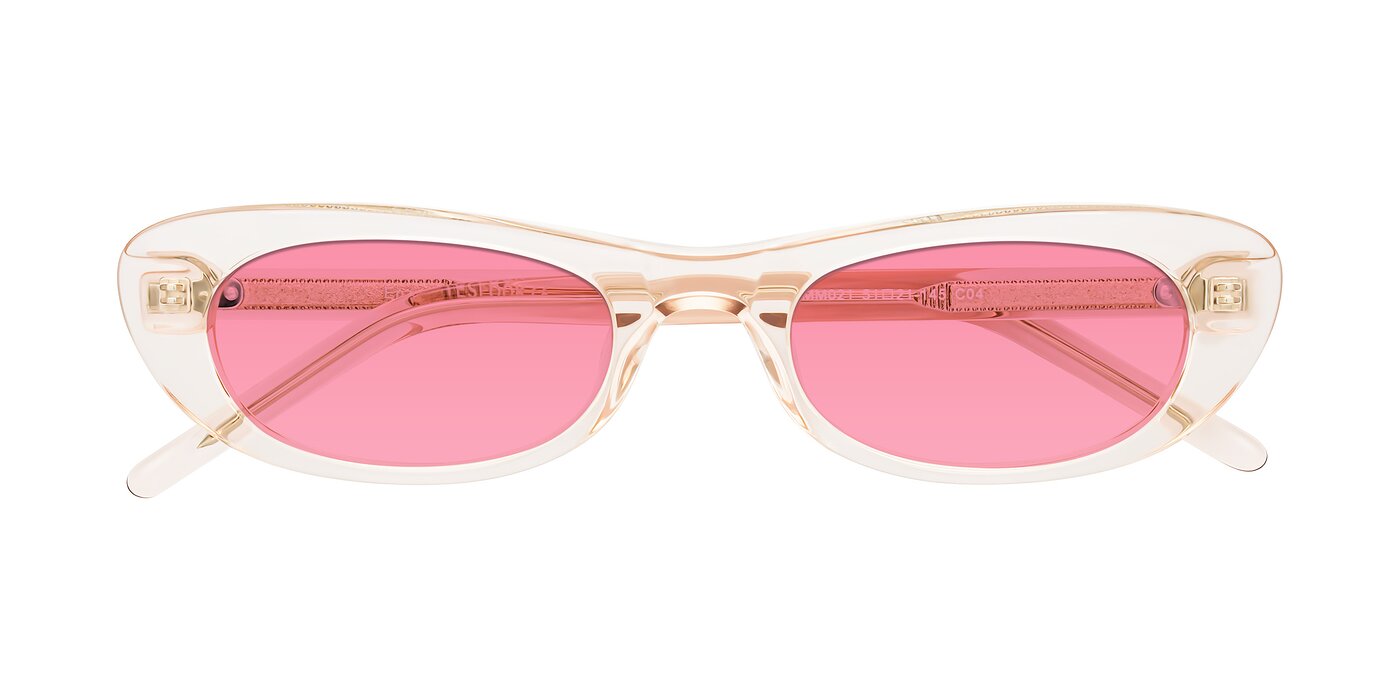 Enzio - Rose Crystal Tinted Sunglasses
