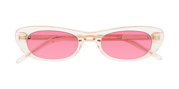 Front of Enzio in Rose Crystal