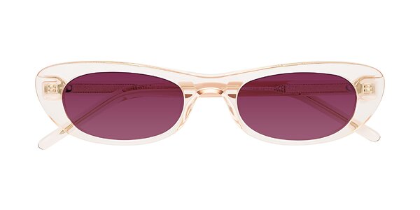Front of Enzio in Rose Crystal