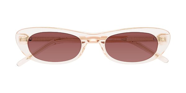 Front of Enzio in Rose Crystal