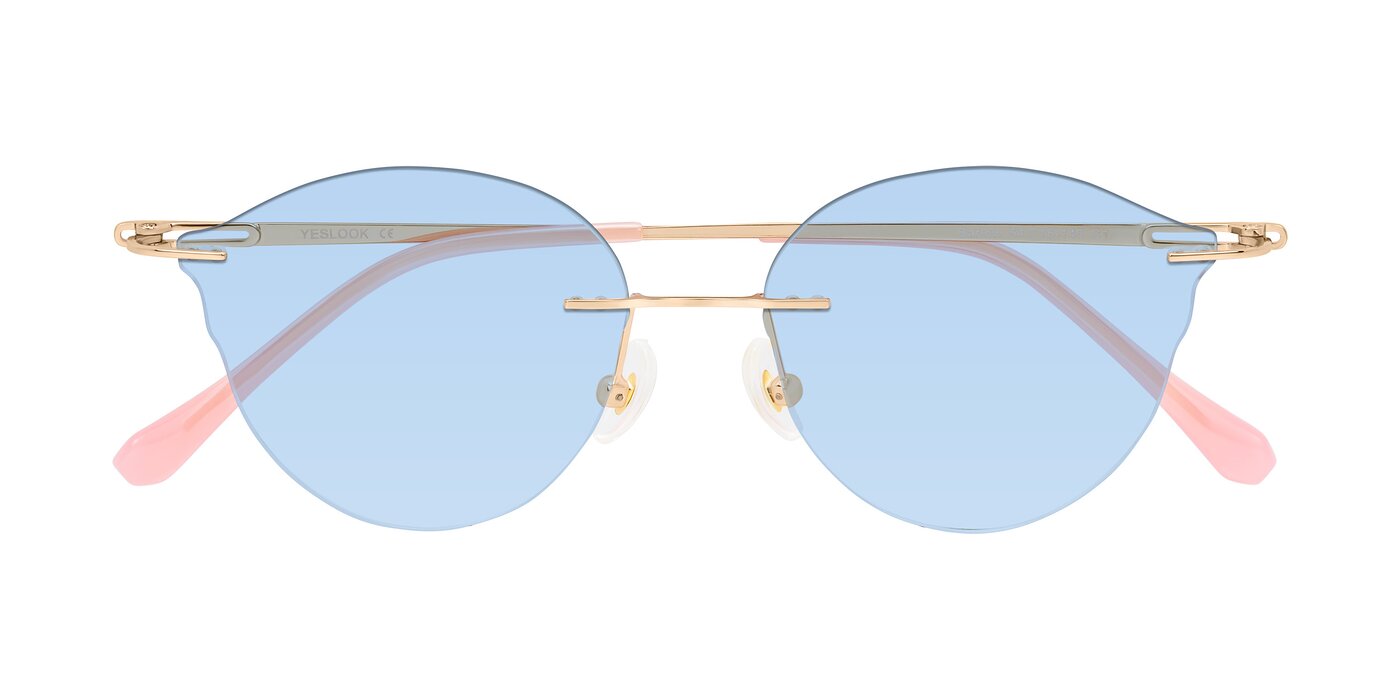 Barlow - Rose Gold/Pink Tinted Sunglasses