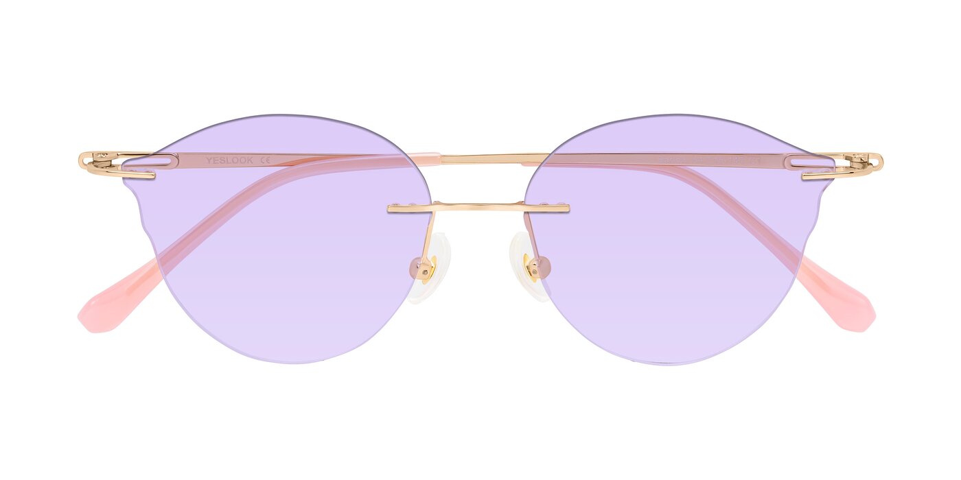 Barlow - Rose Gold/Pink Tinted Sunglasses