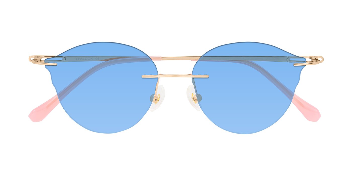 Barlow - Rose Gold/Pink Tinted Sunglasses