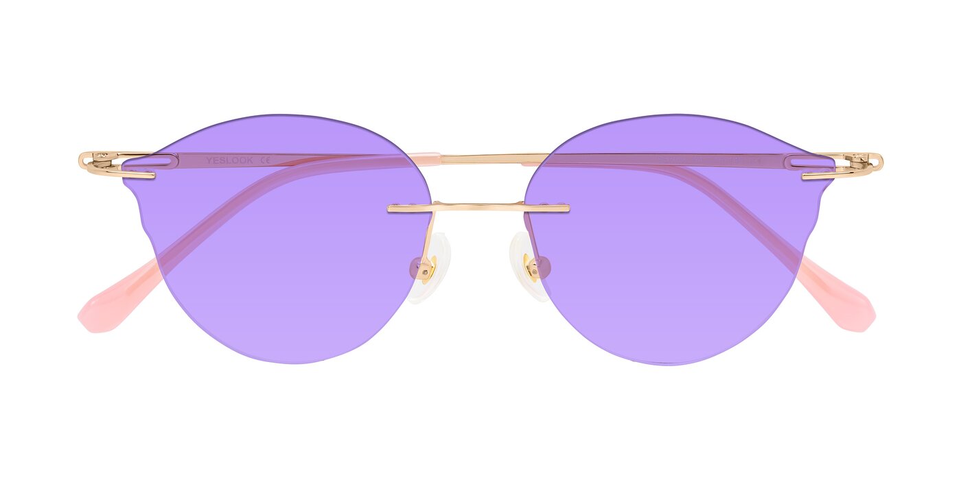 Barlow - Rose Gold/Pink Tinted Sunglasses