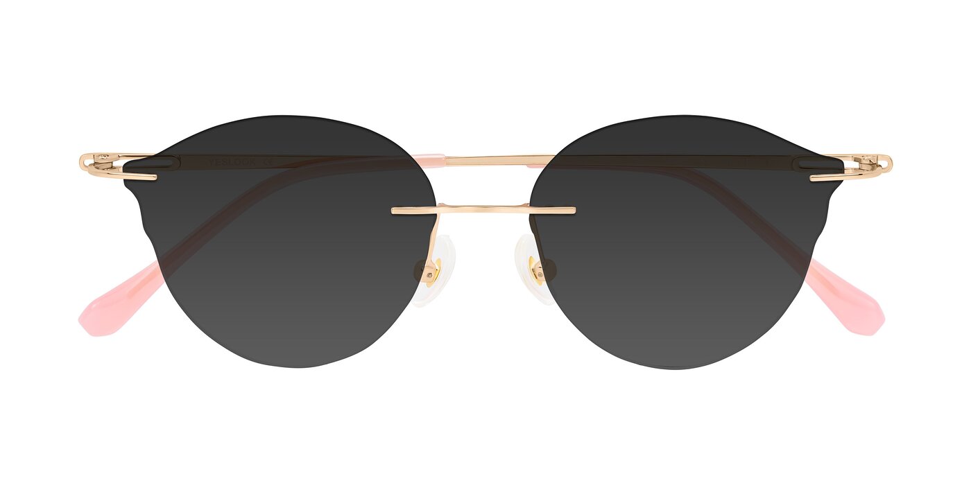 Barlow - Rose Gold/Pink Tinted Sunglasses