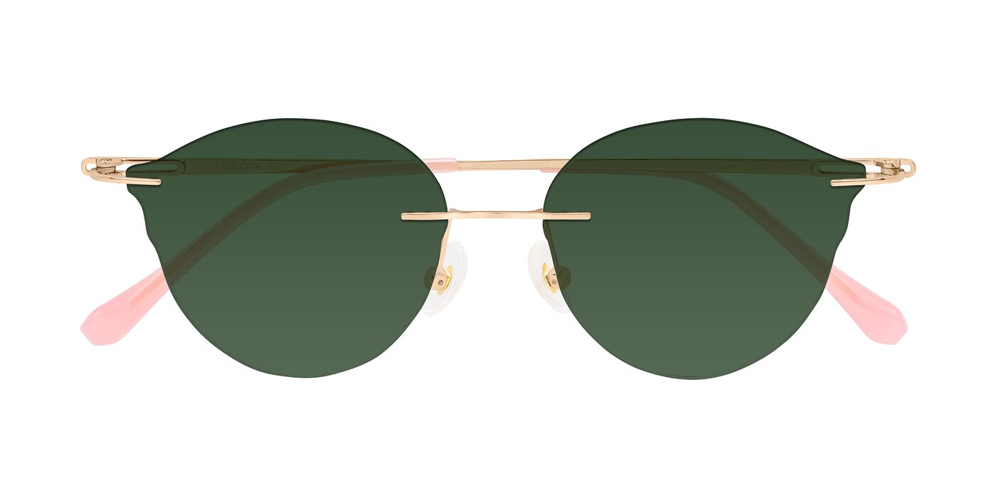 Barlow - Rose Gold/Pink Tinted Sunglasses