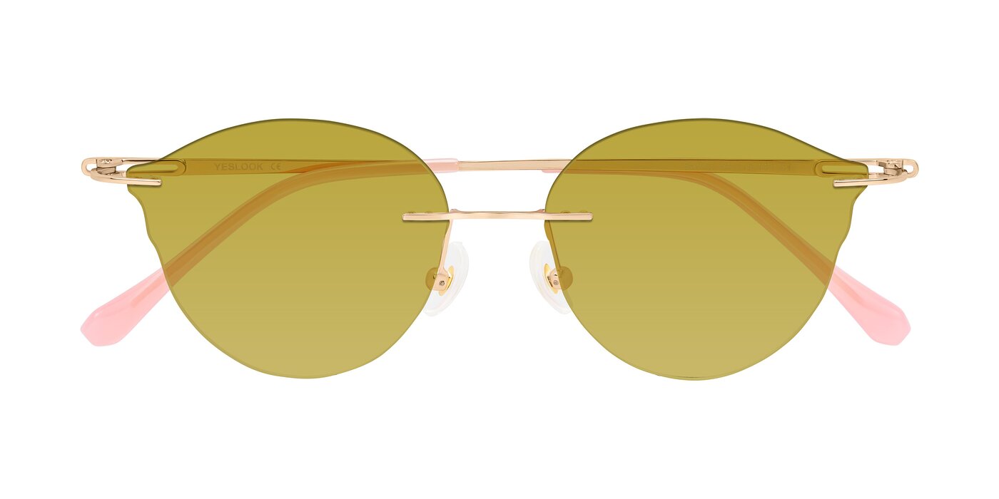 Barlow - Rose Gold/Pink Tinted Sunglasses