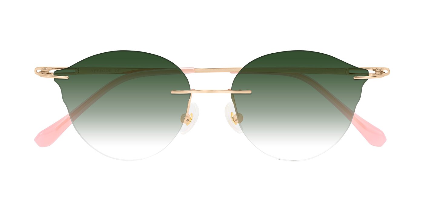Barlow - Rose Gold/Pink Gradient Sunglasses