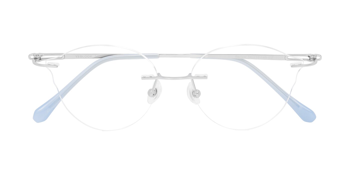 Barlow - Silver/Blue/Green Reading Glasses