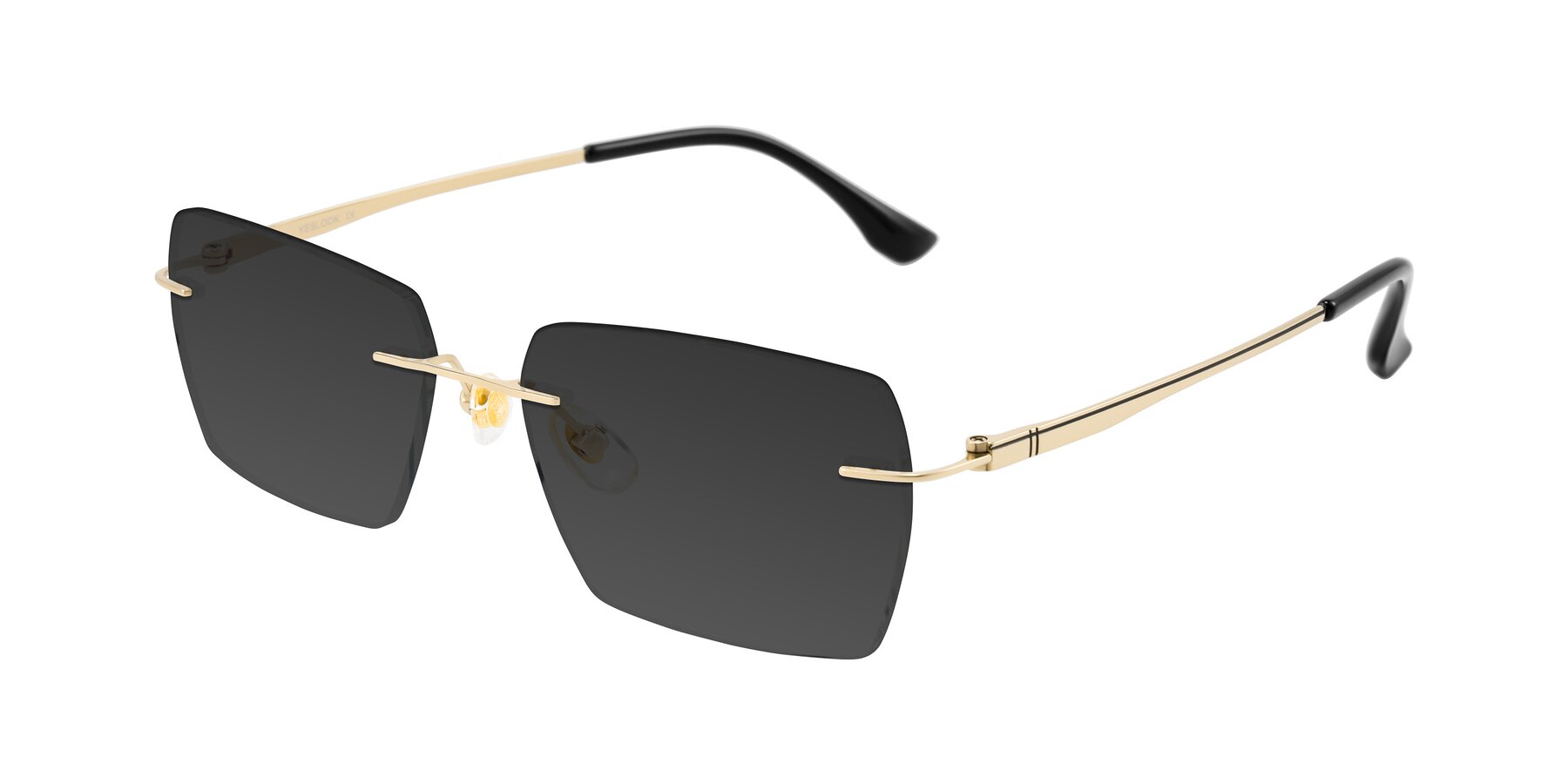 Angle of Tranquil in Gold with Gray Tinted Lenses