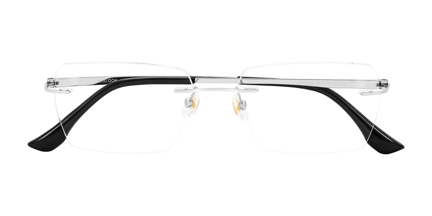 Tranquil - Silver Blue Light Glasses