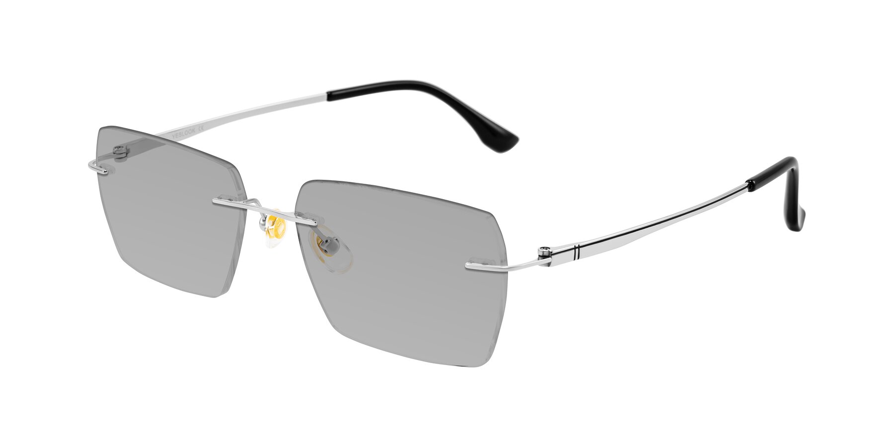 Angle of Tranquil in Silver with Light Gray Tinted Lenses