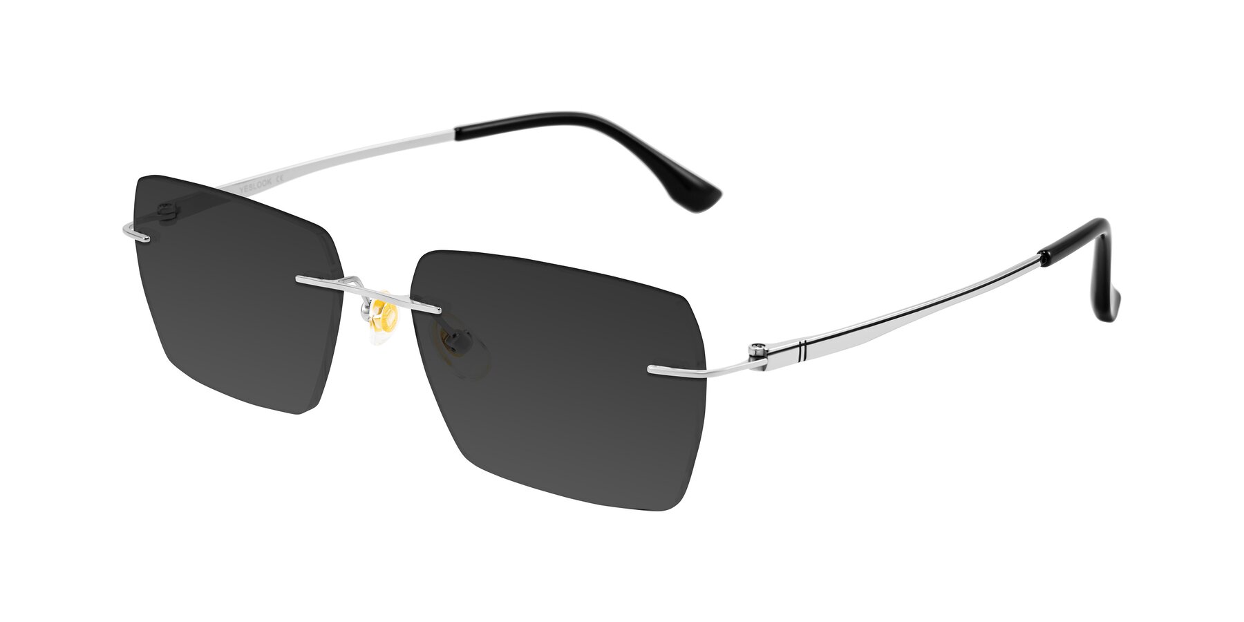 Angle of Tranquil in Silver with Gray Tinted Lenses