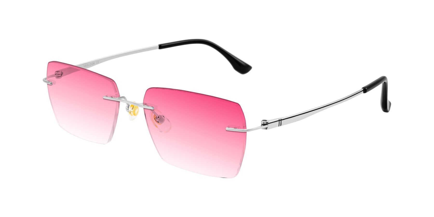 Angle of Tranquil in Silver with Pink Gradient Lenses