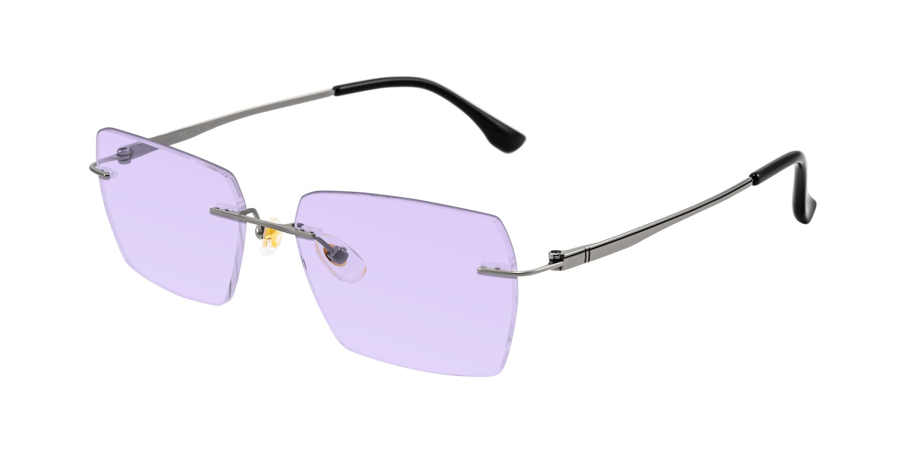 Angle of Tranquil in Gunmetal with Light Purple Tinted Lenses