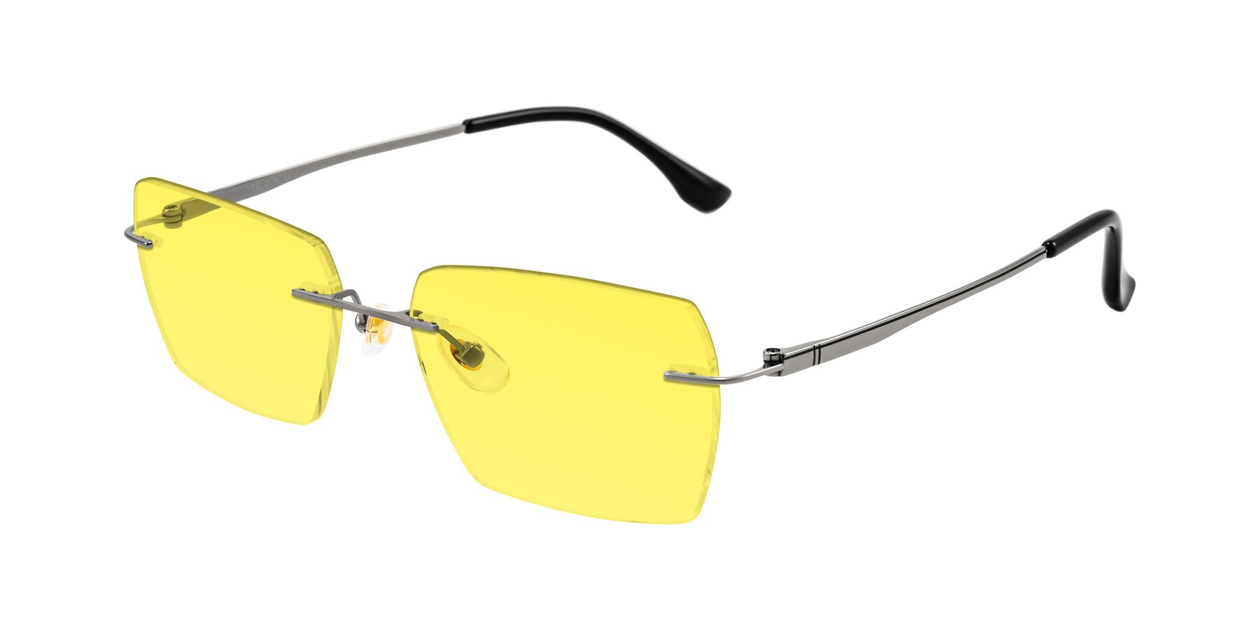 Angle of Tranquil in Gunmetal with Medium Yellow Tinted Lenses