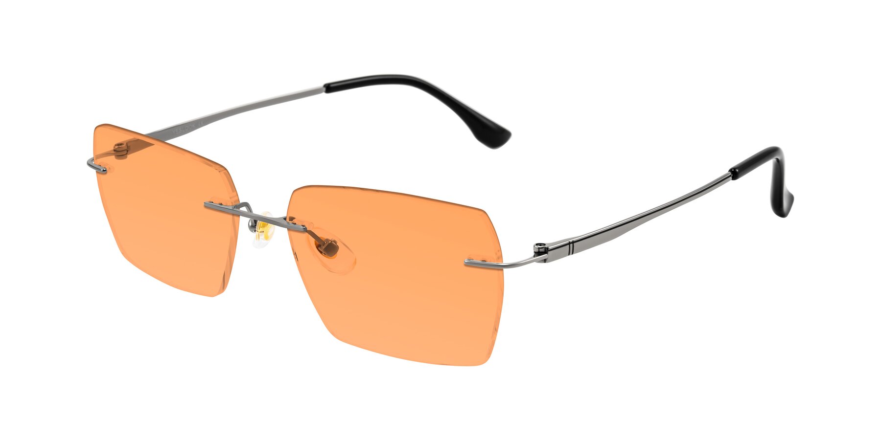 Angle of Tranquil in Gunmetal with Medium Orange Tinted Lenses