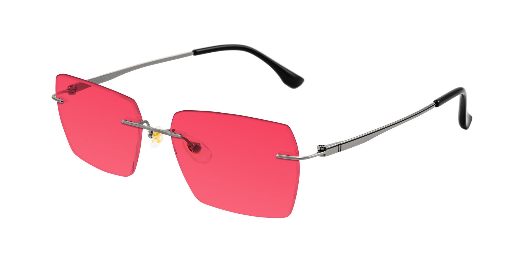 Angle of Tranquil in Gunmetal with Red Tinted Lenses