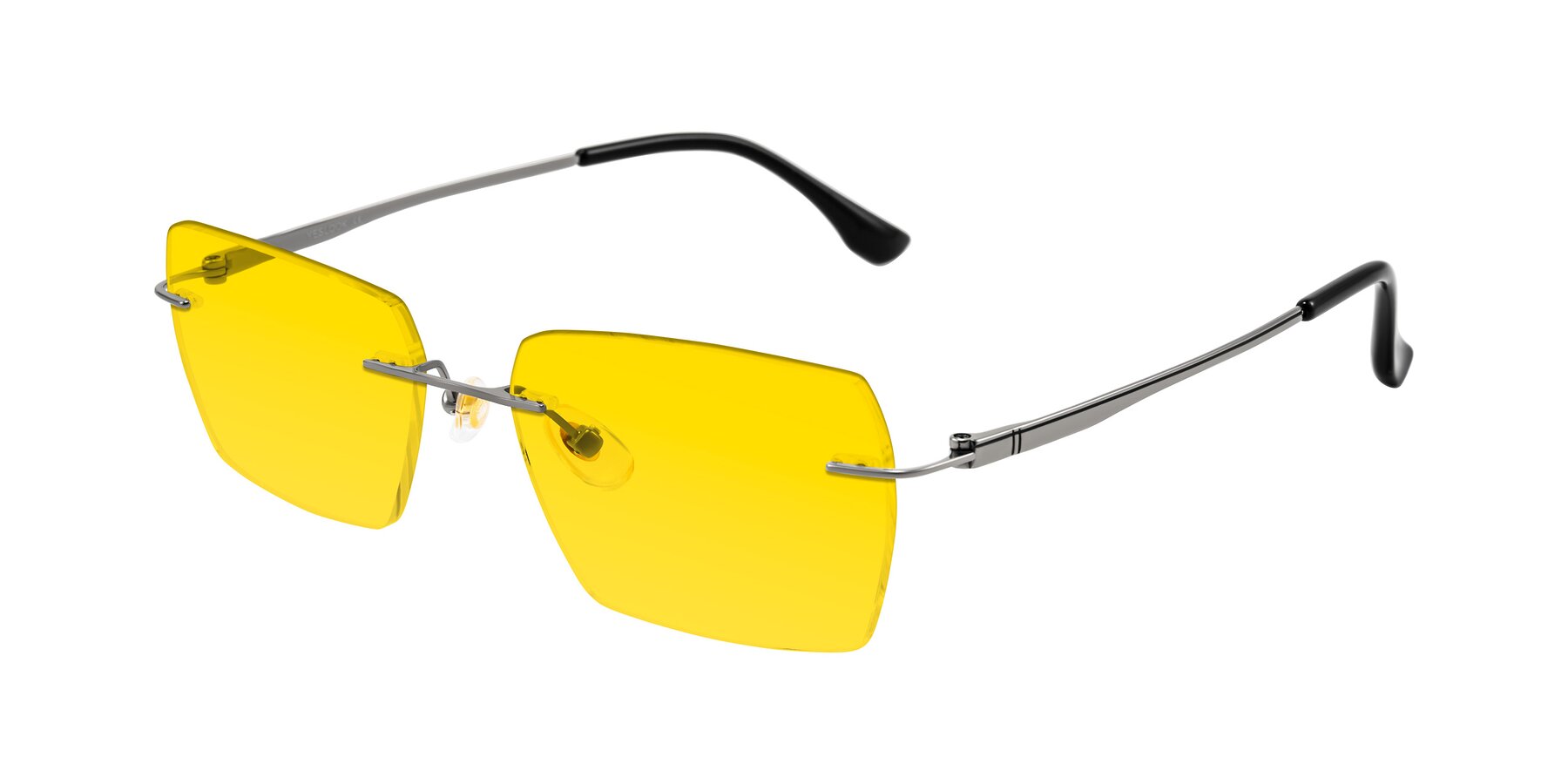 Angle of Tranquil in Gunmetal with Yellow Tinted Lenses