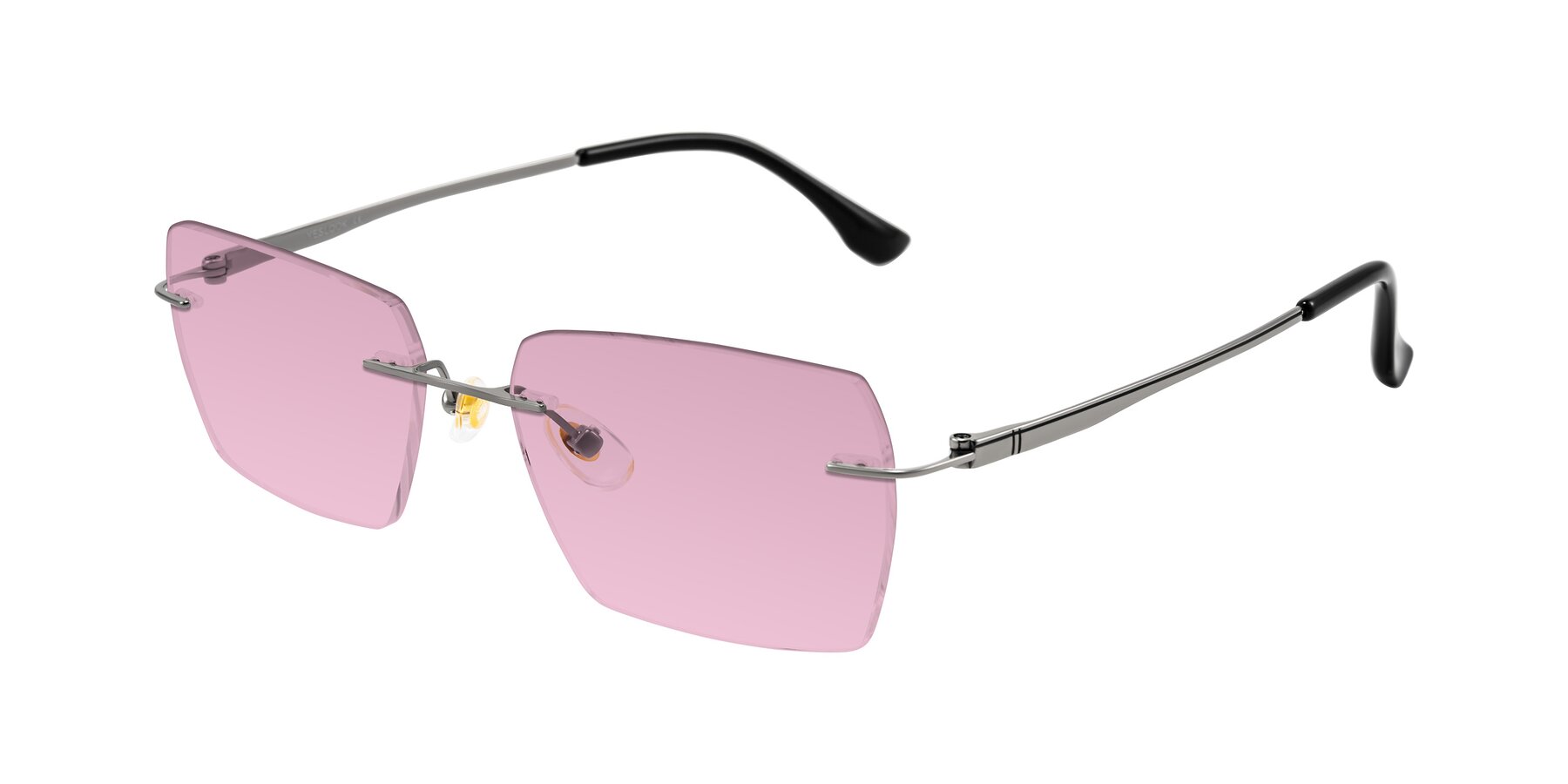 Angle of Tranquil in Gunmetal with Light Wine Tinted Lenses