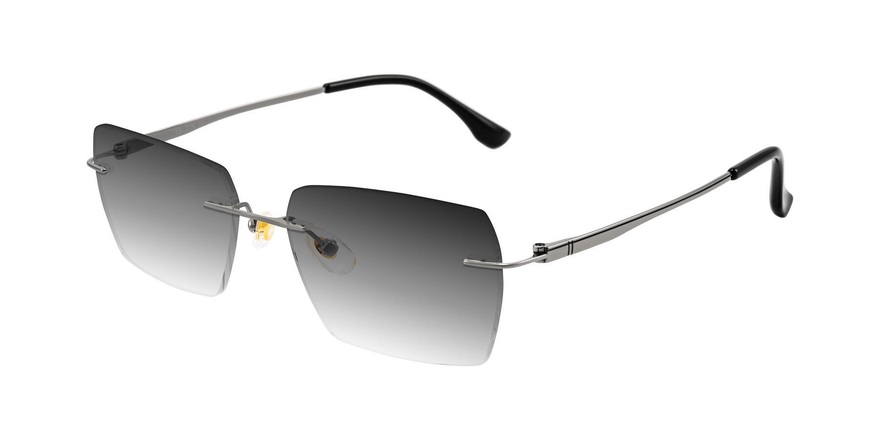 Angle of Tranquil in Gunmetal with Gray Gradient Lenses