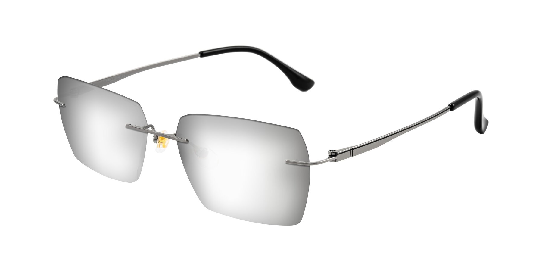 Angle of Tranquil in Gunmetal with Silver Mirrored Lenses