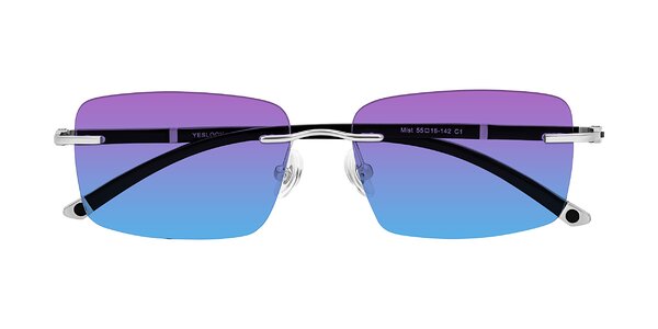 Front of Mist in Sliver/Black