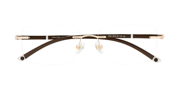 Front of Mist in Rose Gold/Brown