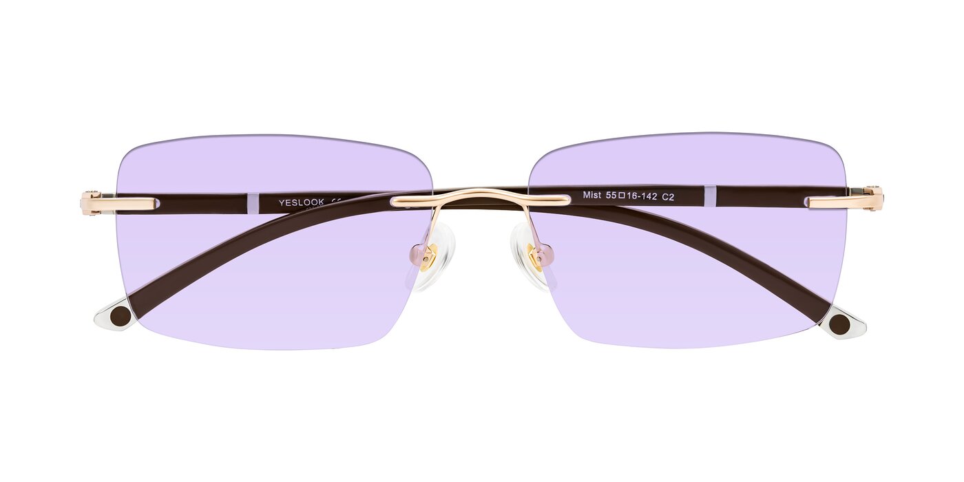 Mist - Rose Gold/Brown Tinted Sunglasses