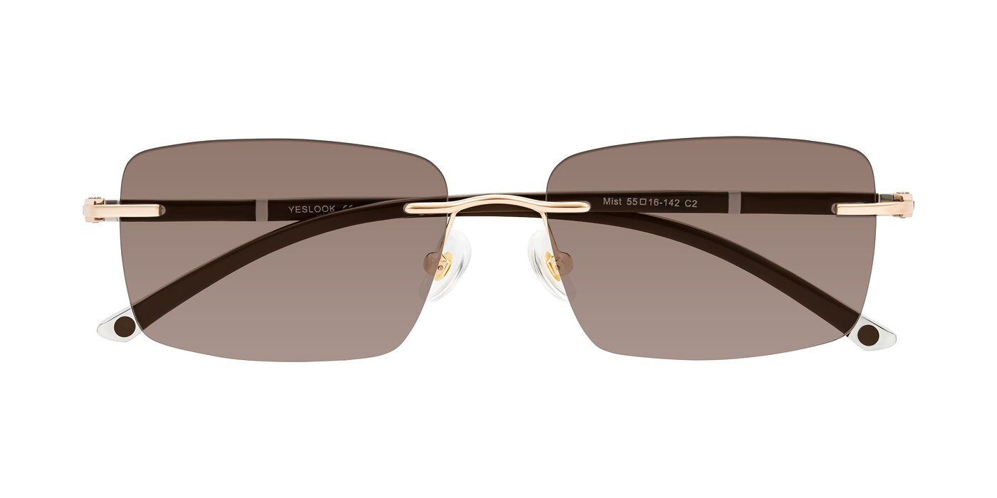 Mist - Rose Gold/Brown Tinted Sunglasses